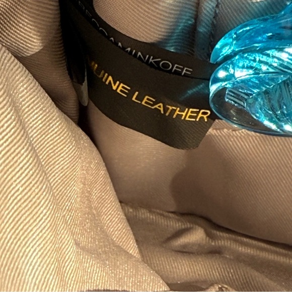 Rebecca Minkoff Darling Shoulder Bag Crossbody Clutch Leather Cream Boho Western - Picture 7 of 16